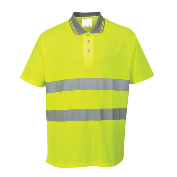Hi-Vis Cotton Comfort Polo Shirt S/S  Thumbnail