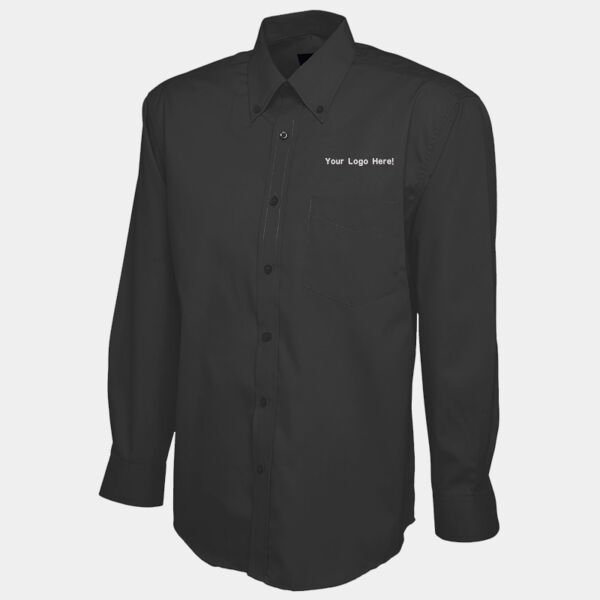 UC701 Mens Pinpoint Oxford Full Sleeve Thumbnail